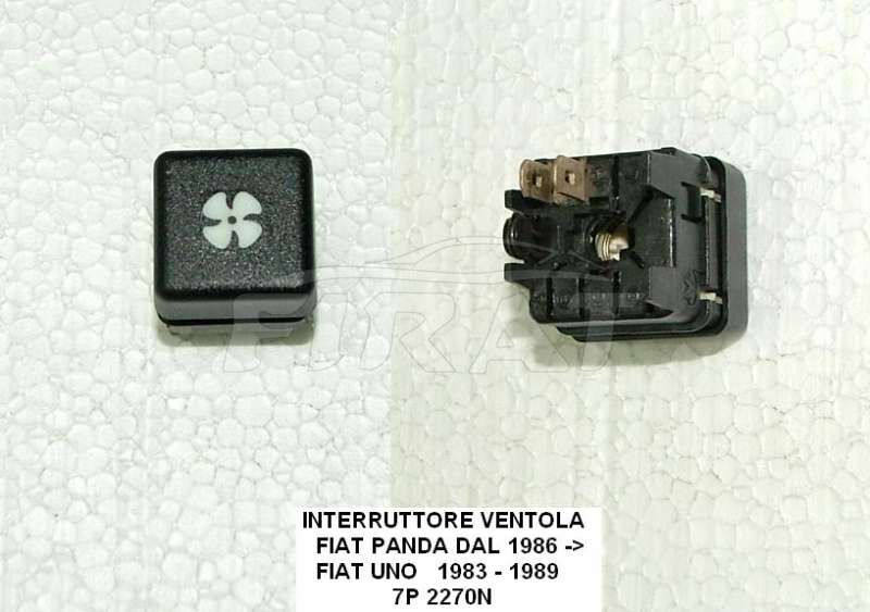 INTERRUTTORE VENTOLA FIAT PANDA 86 - UNO